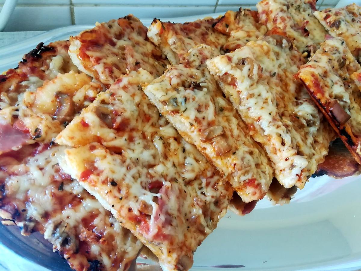 recette Pizzas familiale maison