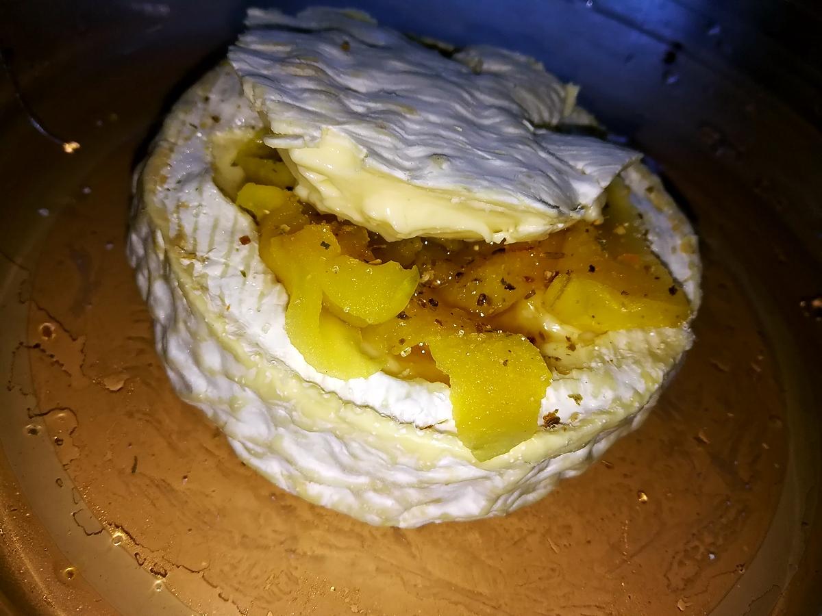 recette Camembert rôtis au four au pommes et au miel