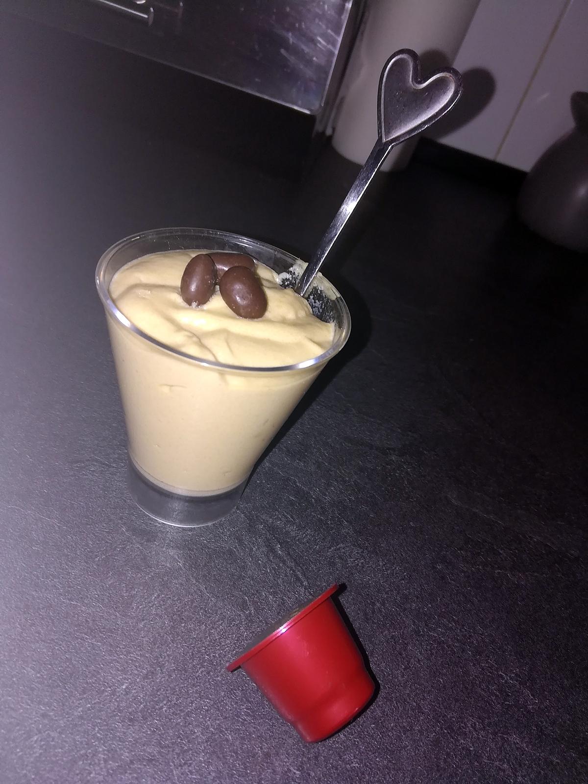 recette Mousse au café