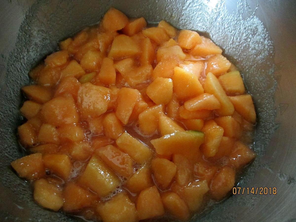 recette confiture de melon vanille