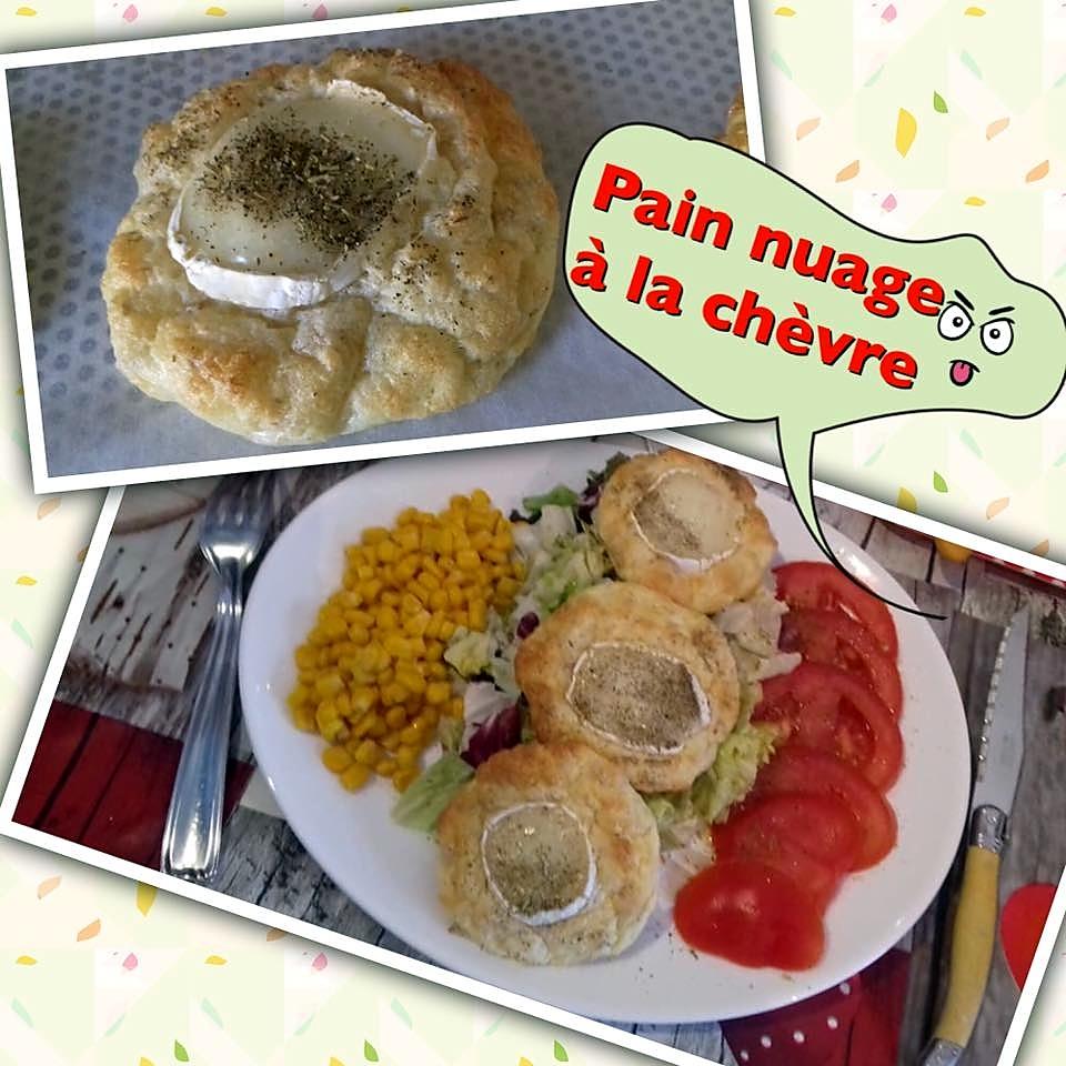 recette PAIN NUAGE A LA CHÈVRE