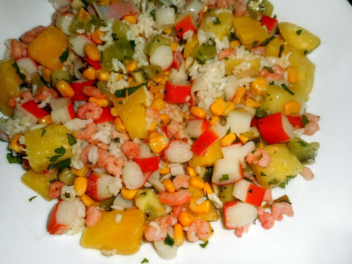 recette Salade hawaienne