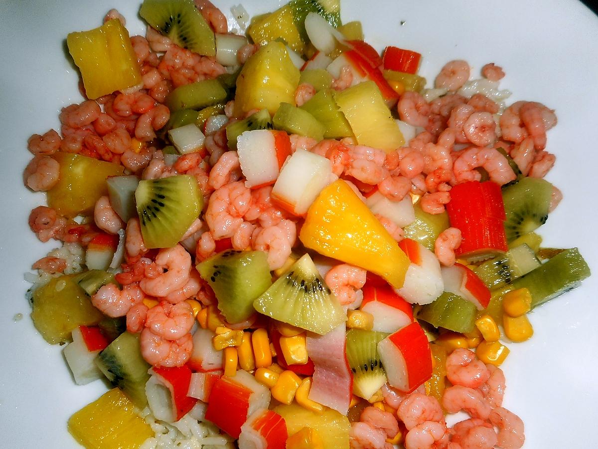 recette Salade hawaienne