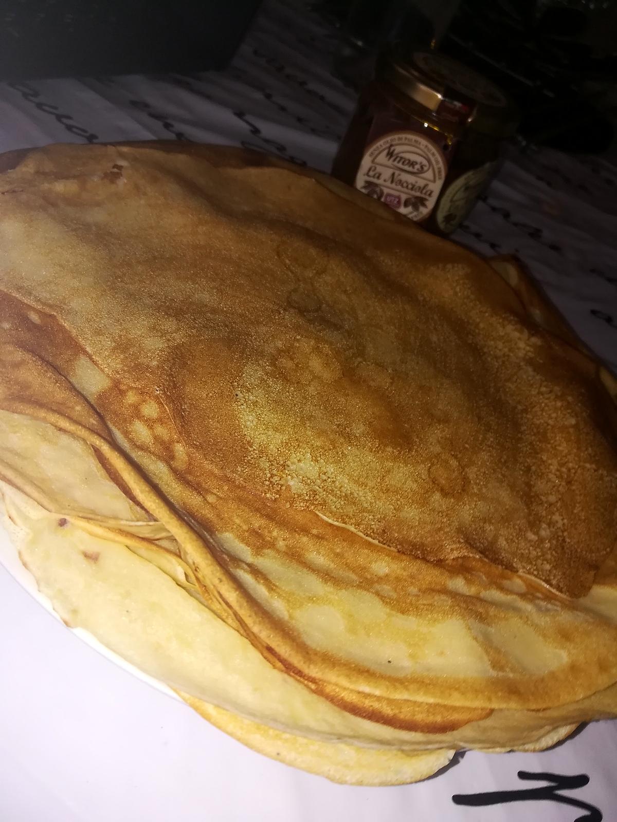 recette Crêpes aromatisées à l'orange