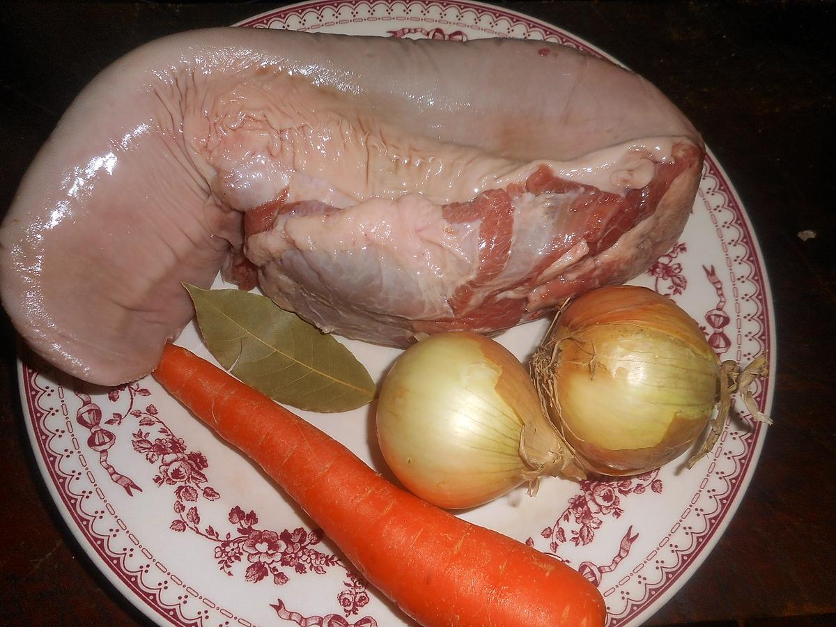 recette Salade de  langue de veau