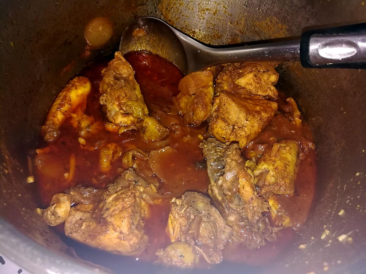 recette Tajine de poulet aux oignons