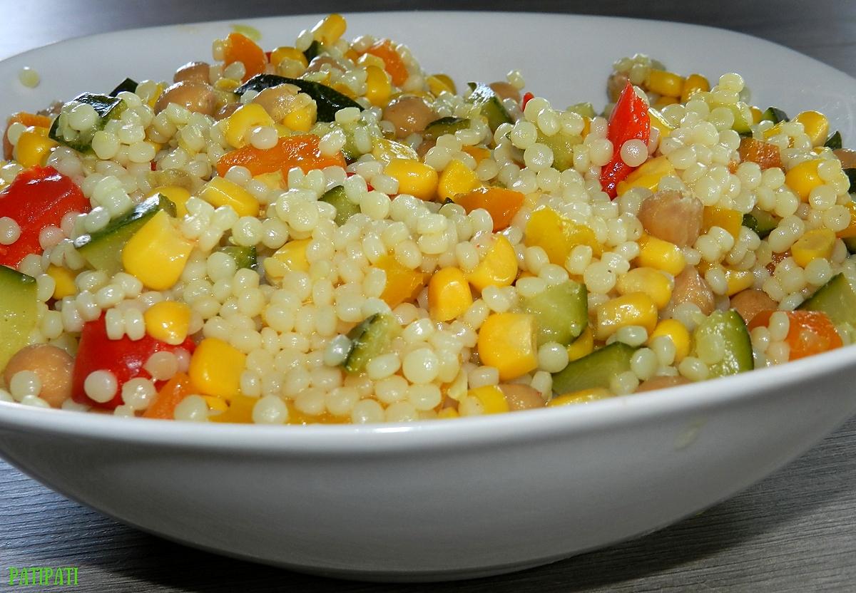 recette Couscous perlé végétarien