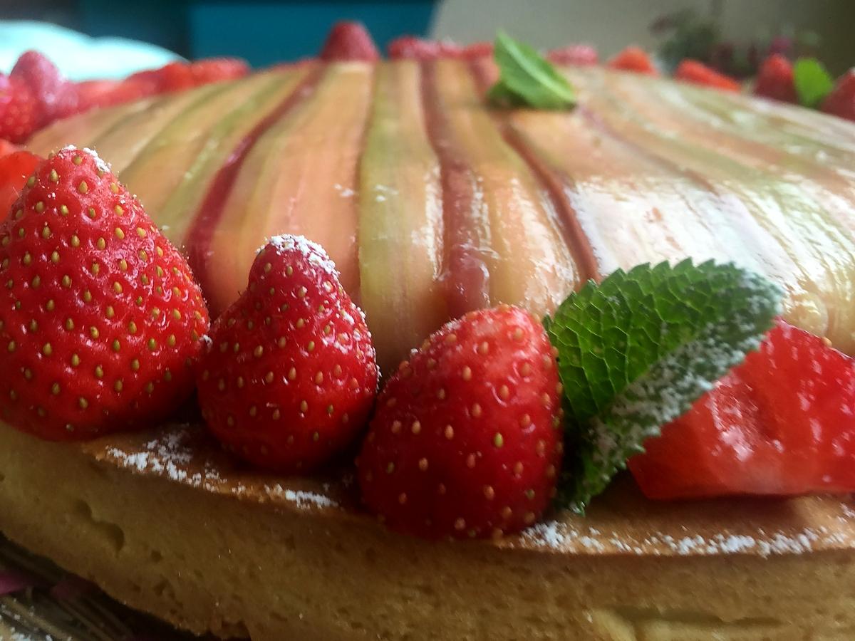 recette Tarte Rhubarbe Insert Fraise