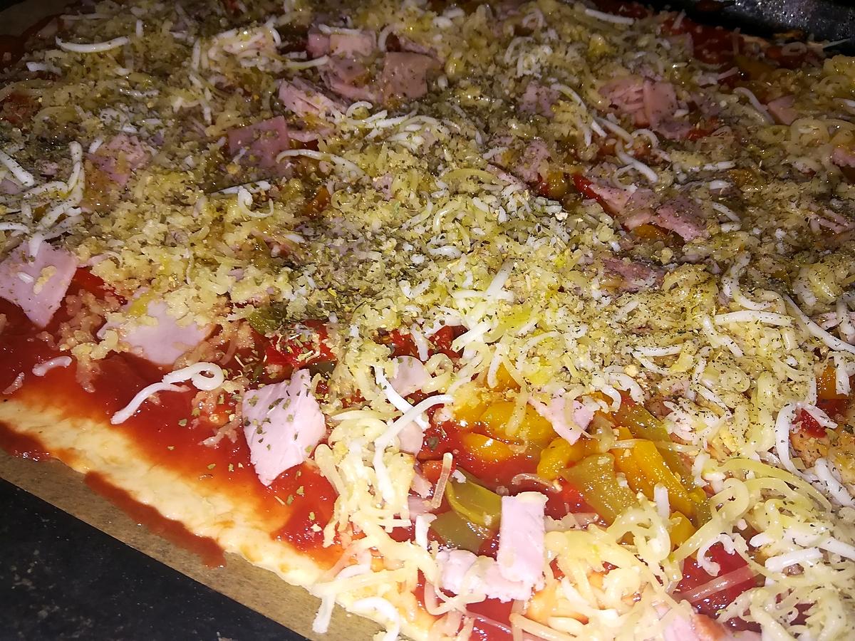 recette Pizza maison jambon poivron