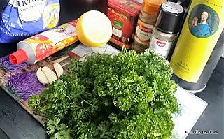 recette Chermoula au persil (marinade)