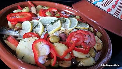 recette Tajine de daurade à la chermoula