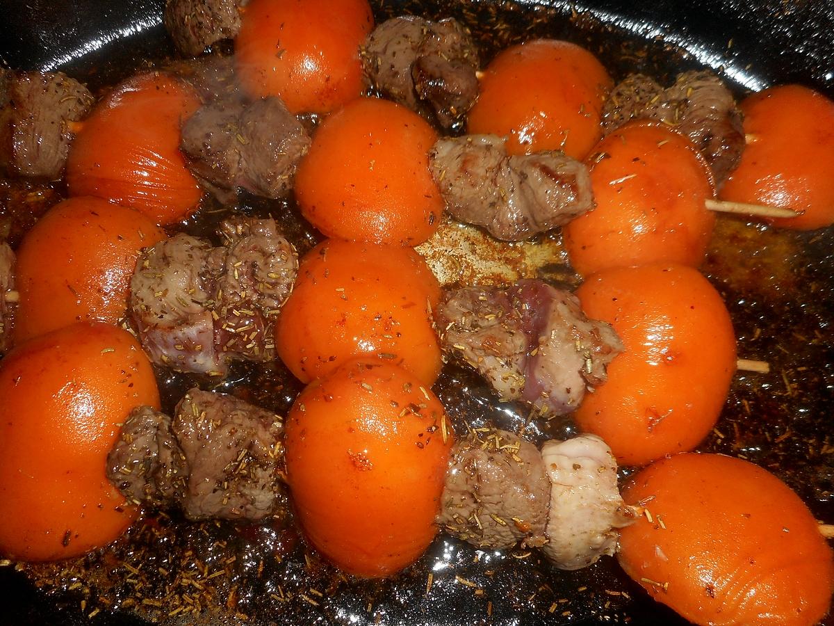 recette Brochettes de canard aux abricots