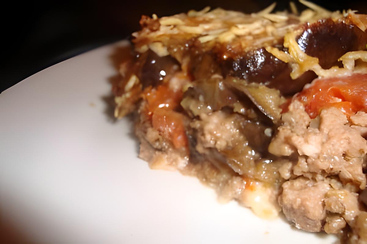 recette MOUSSAKA " d'aubergine "