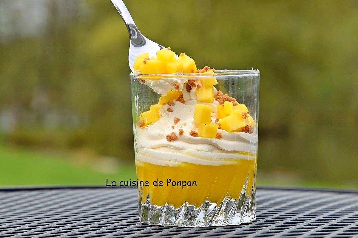 recette Fontainebleau à la mangue