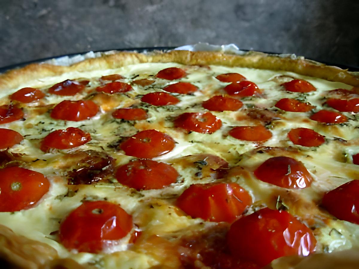 recette Tarte en rouge et blanc.