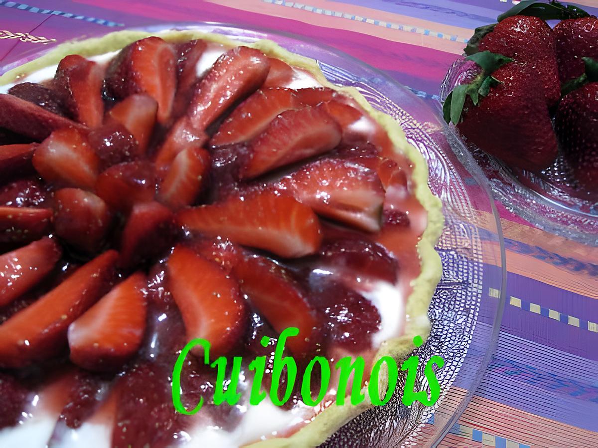 recette Tarte aux fraise.