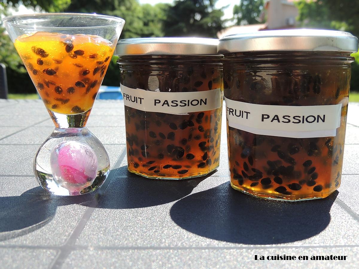 recette Confiture fruits de la passion et nectarines