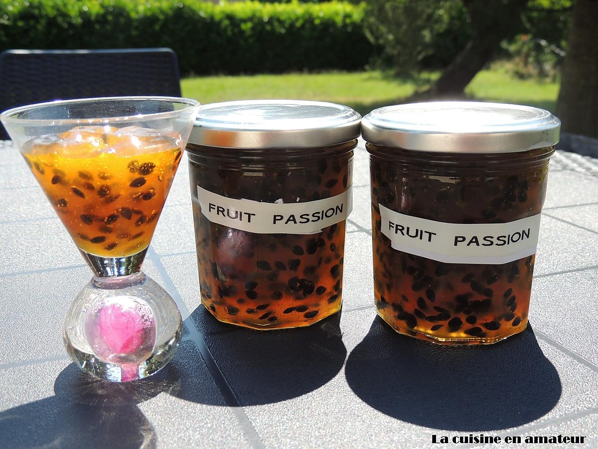 recette Confiture fruits de la passion et abricots