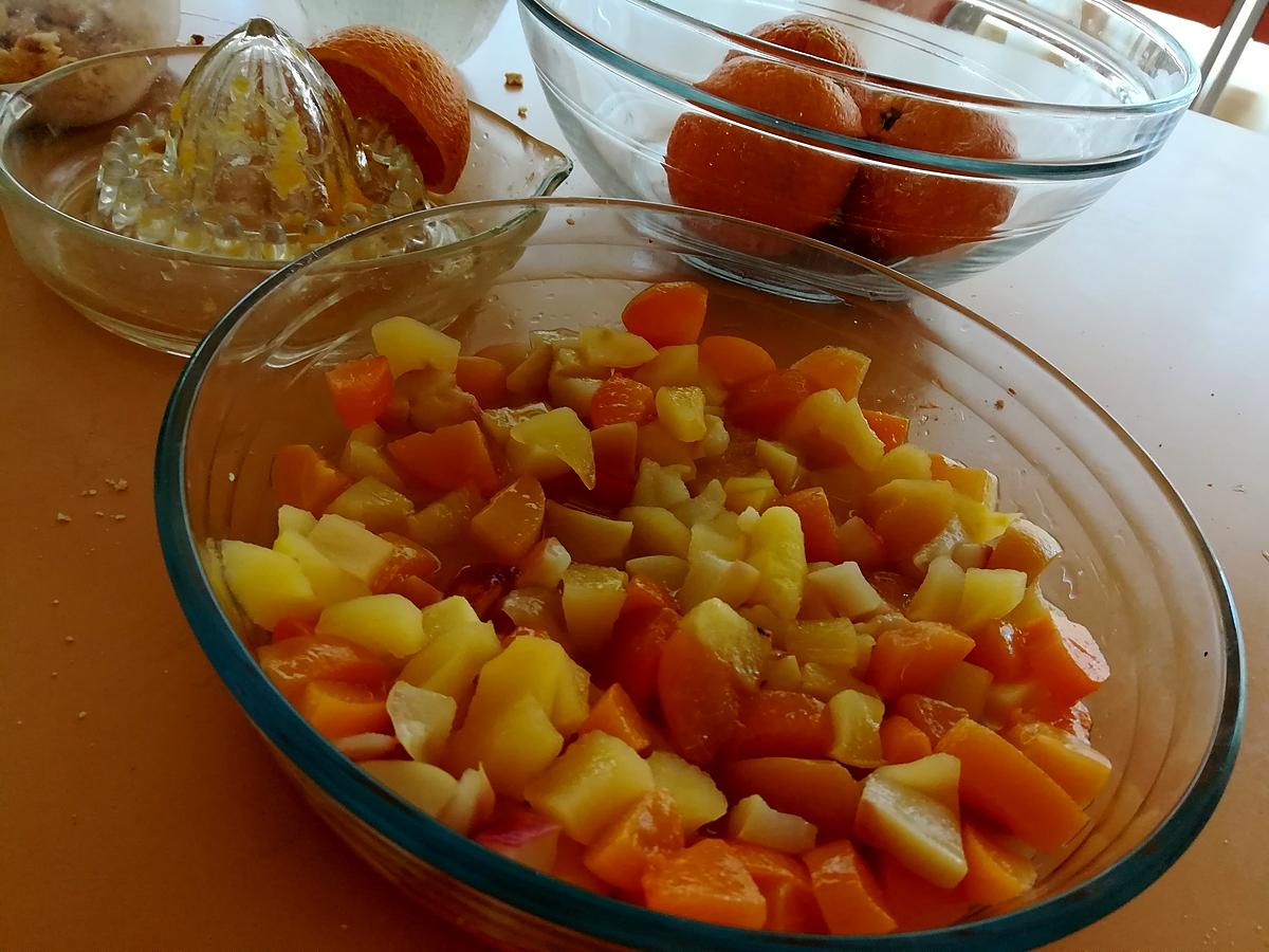 recette Crumble abricots brugnons au petits beurres