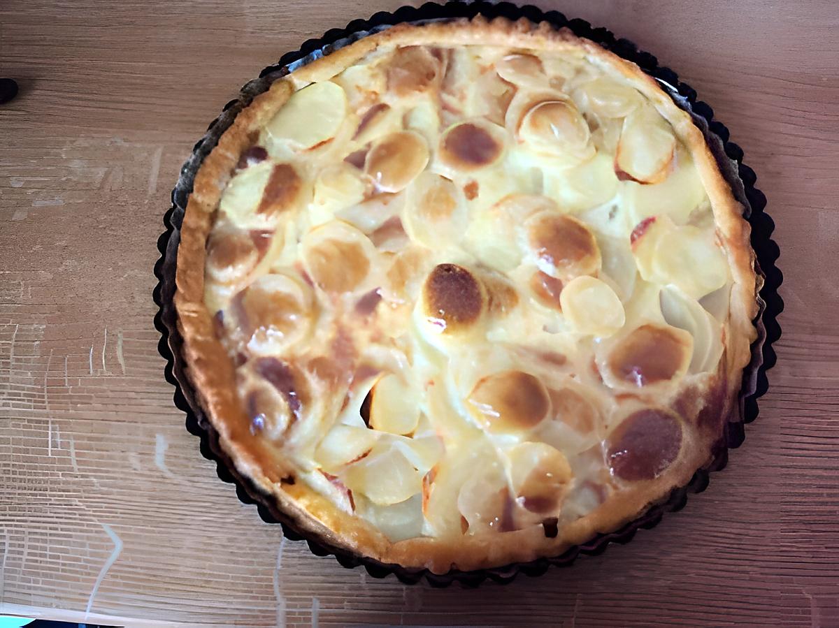 recette Tarte pomme de terre lardon