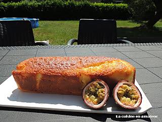 recette Gâteau aux fruits de la passion