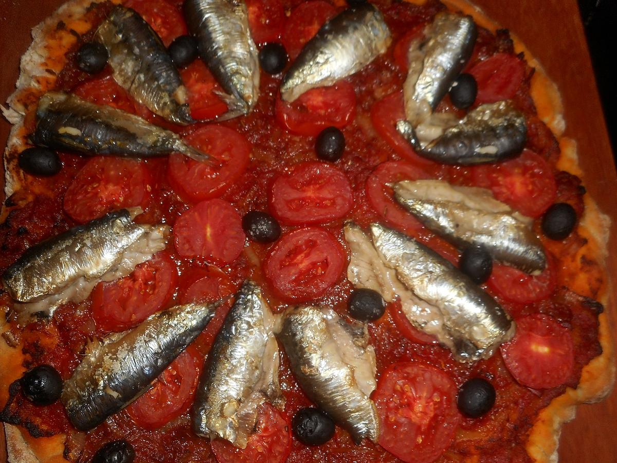 recette Pizza aux sardines