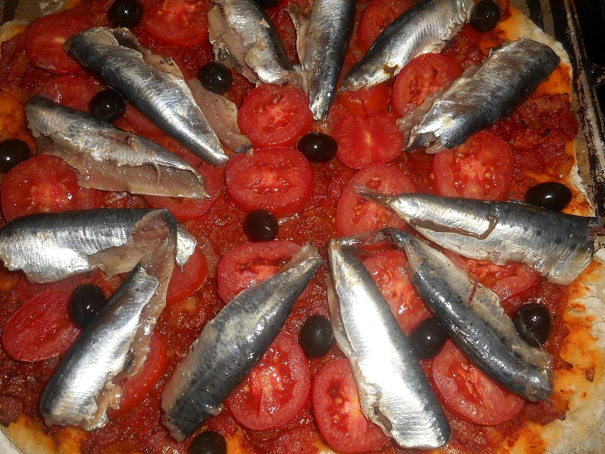 recette Pizza aux sardines
