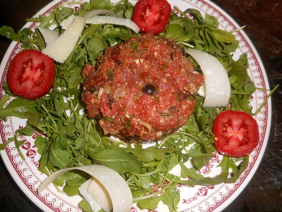 recette Steak tartare à l italienne