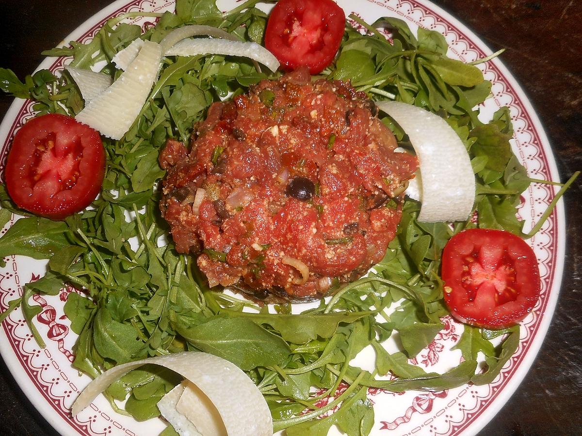 recette Steak tartare à l italienne