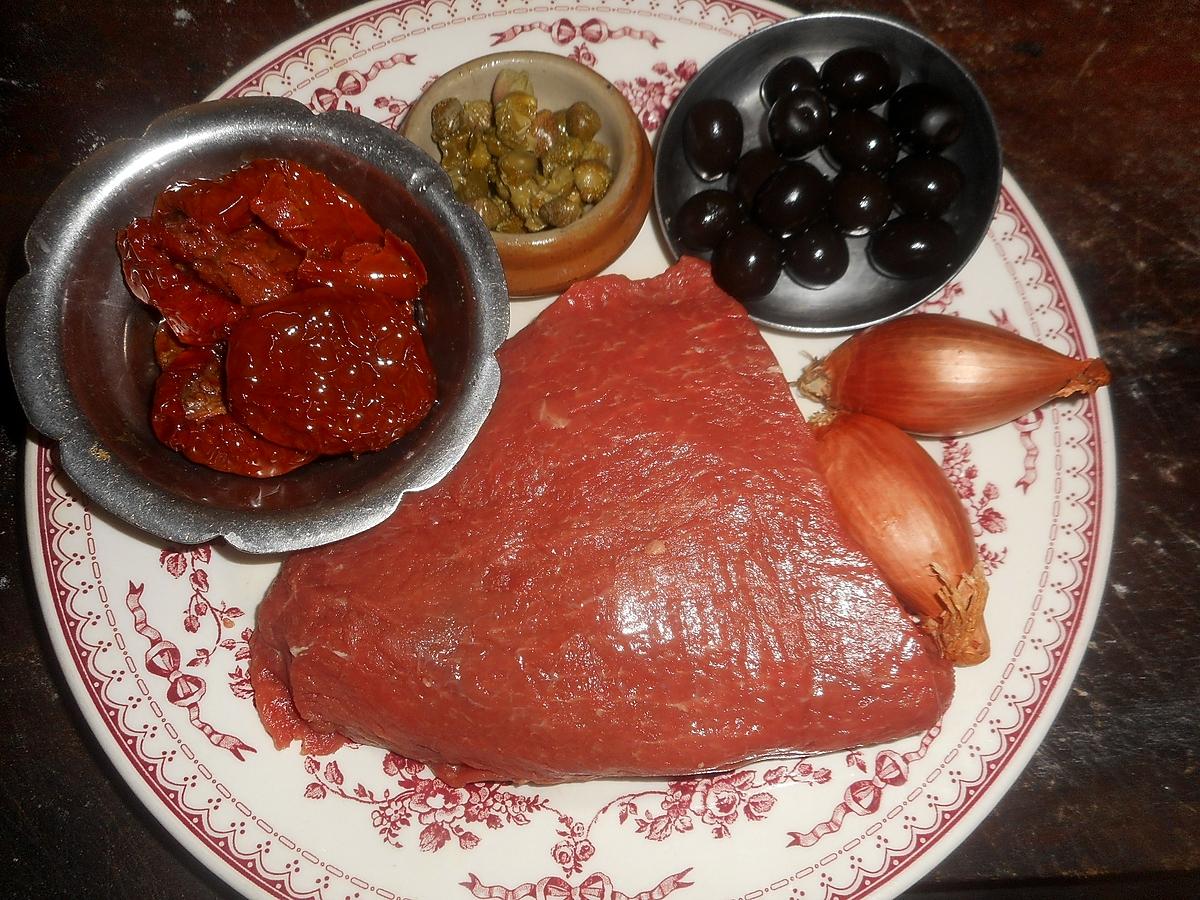 recette Steak tartare à l italienne