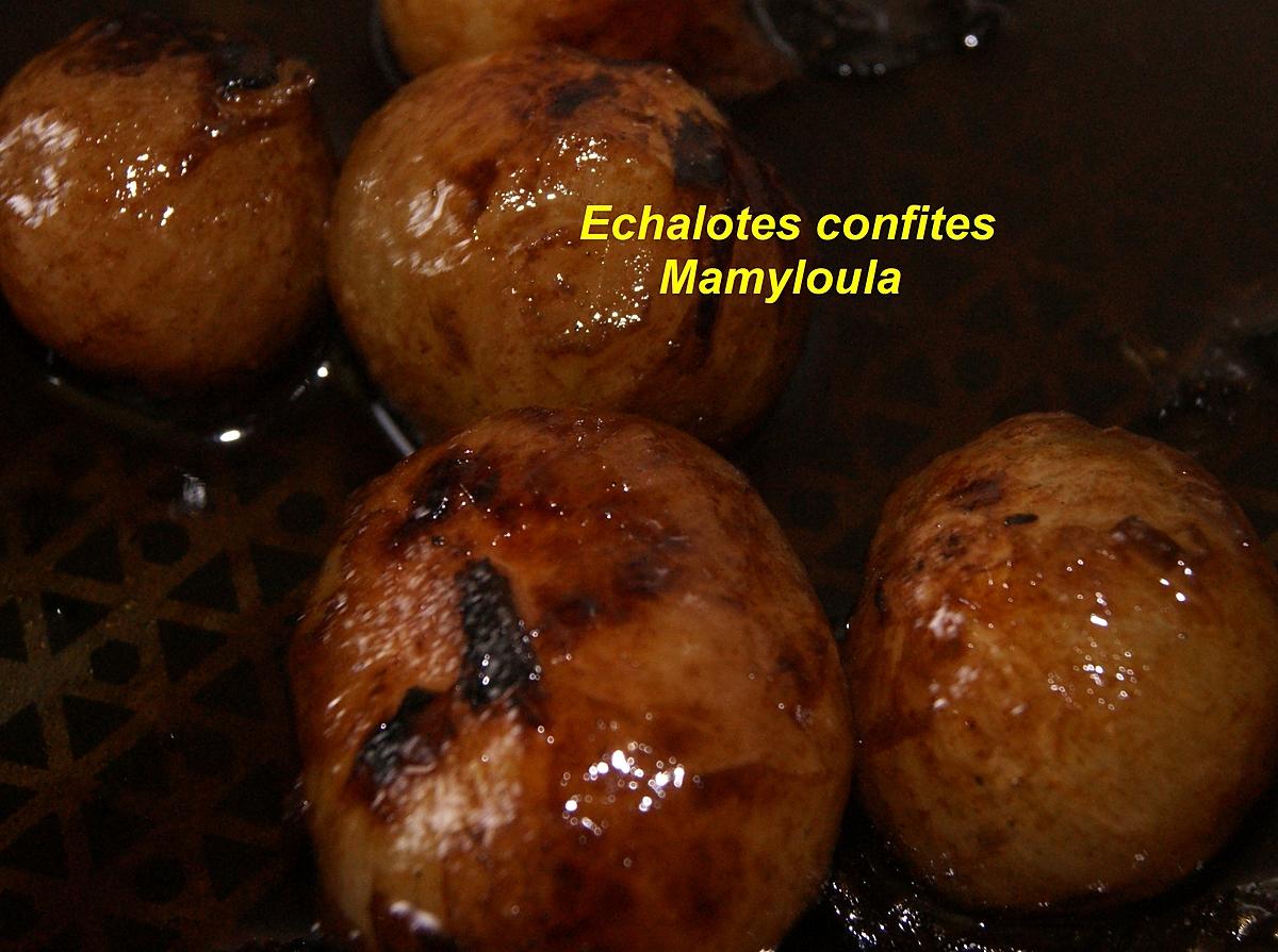 recette Echalotes confites