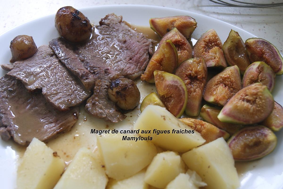 recette Magret de canard aux figues fraiches