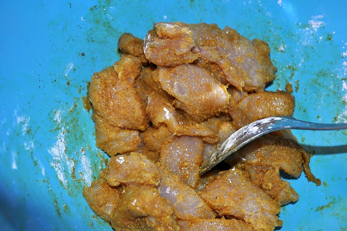 recette Poulet  sauce Satay