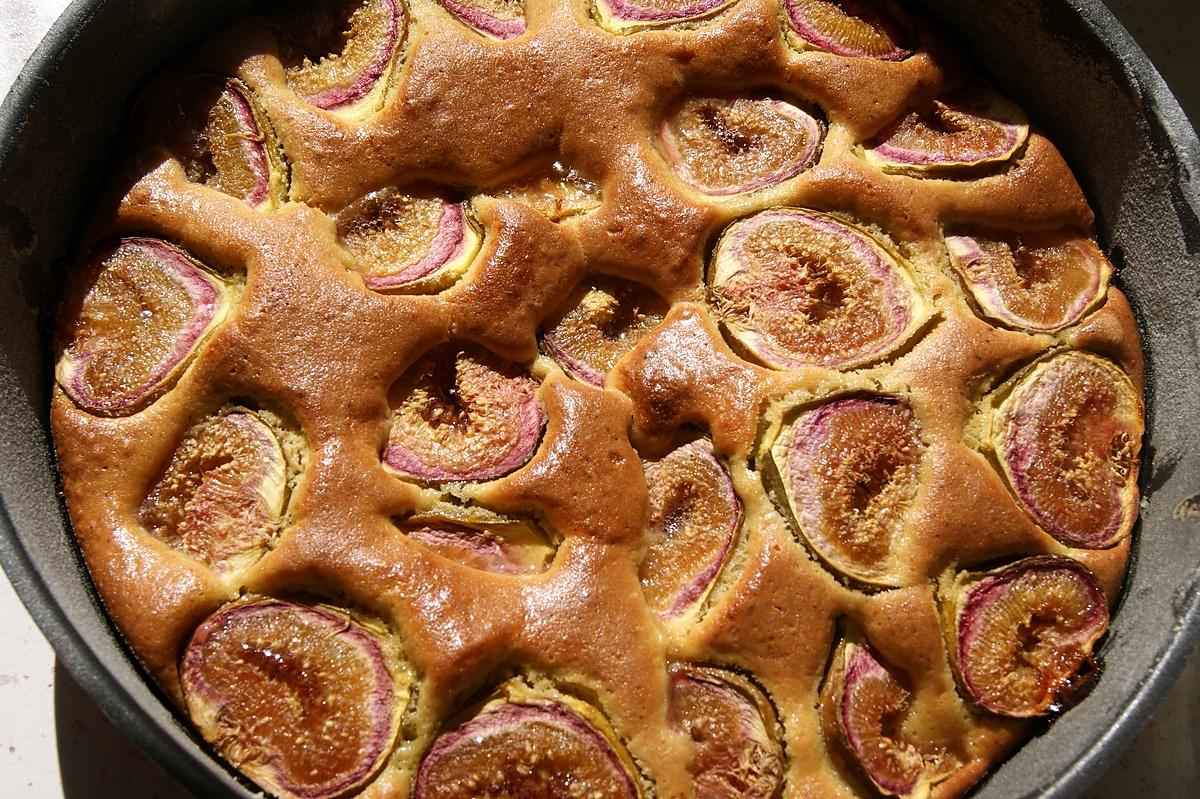 recette Gâteau moelleux aux figues fraiches