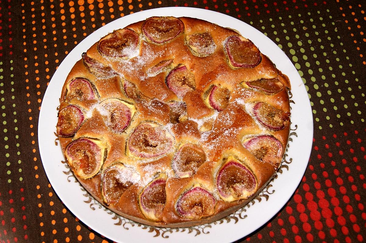 recette Gâteau moelleux aux figues fraiches