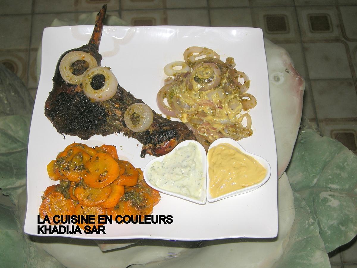 recette Epaule d’agneau au four/carottes sautées