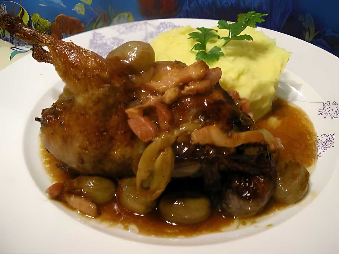 Recette Cailles Aux Raisins Secs Et Crème Fraîche Recette de Cailles au raisin