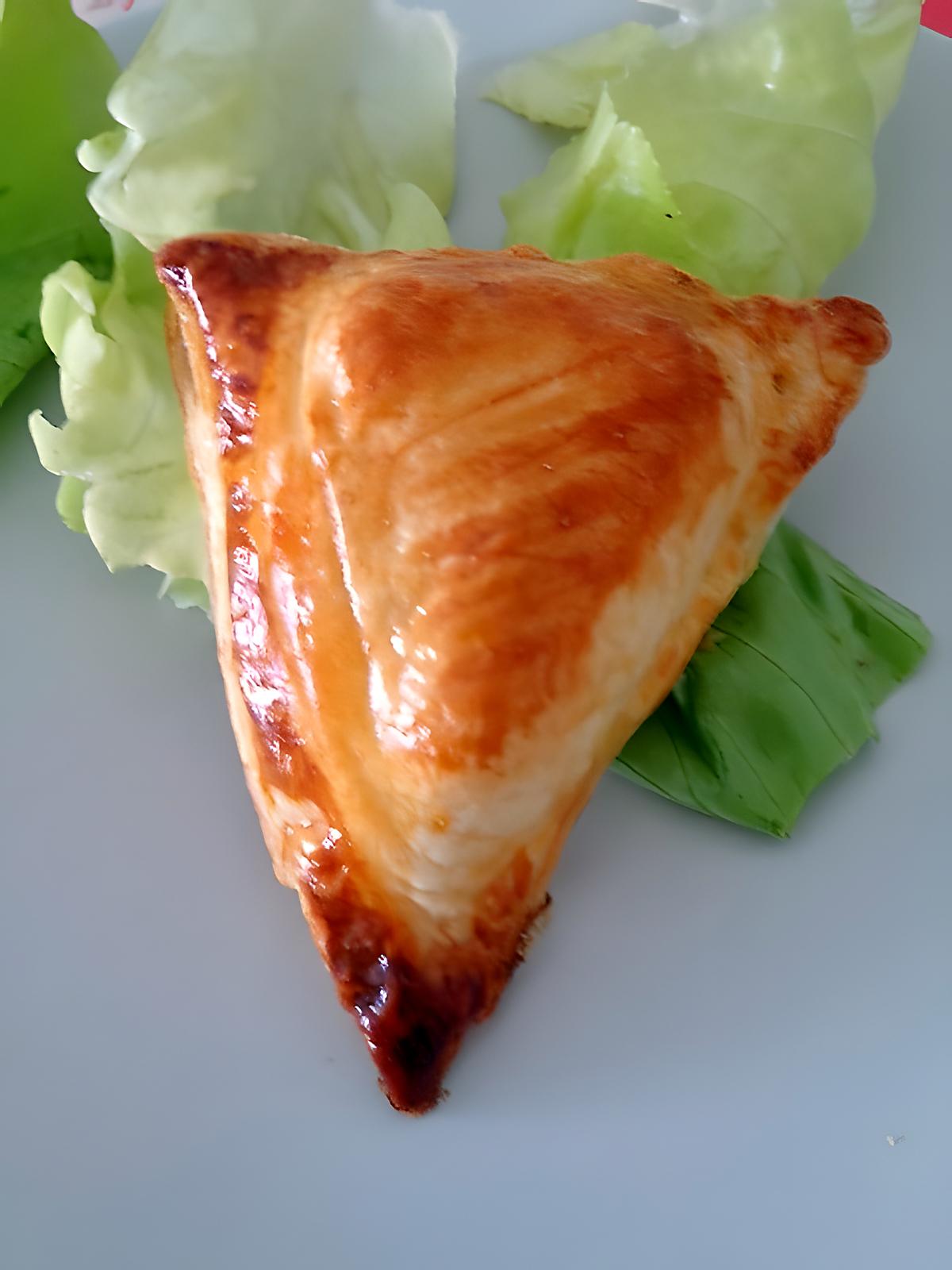 recette FEUILLETE JAMBON /  VACHE QUI RIT