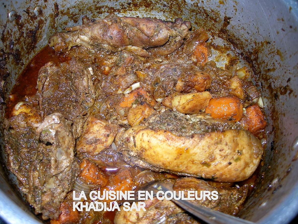 recette Ragoût de poulet à ma façon