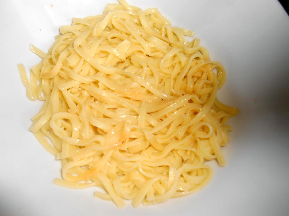 recette FETTUCCINI EFFILOCHEE DE RAIE