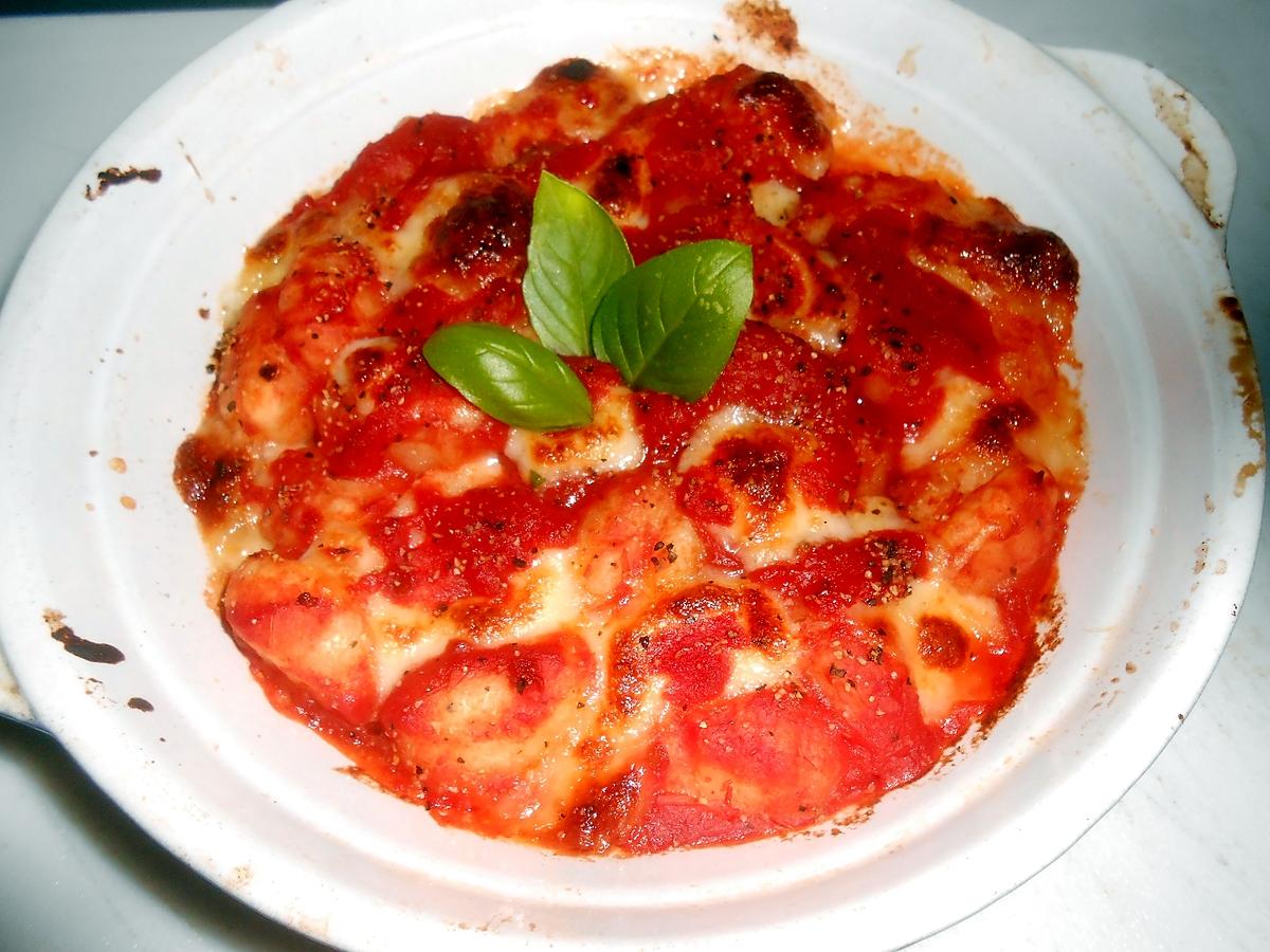 recette GNOCCHI ALLA SORRENTINA GRATINE