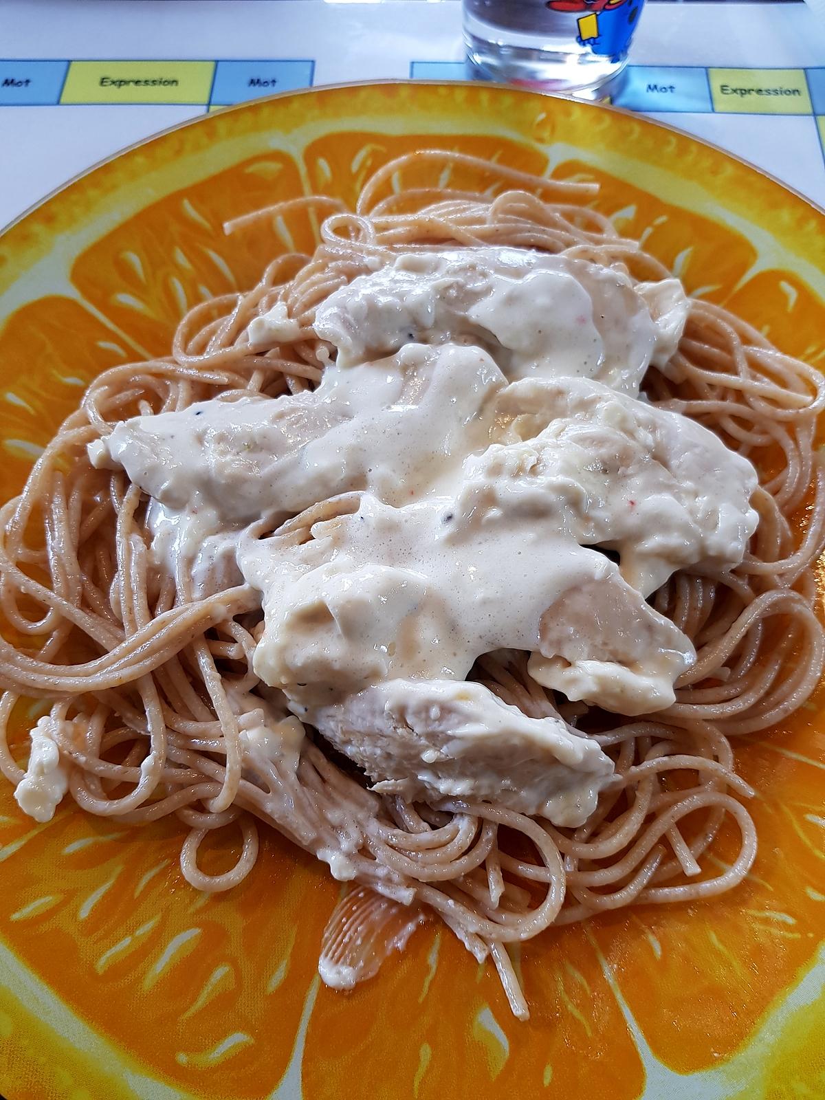 recette Poulet sauce vache qui rit