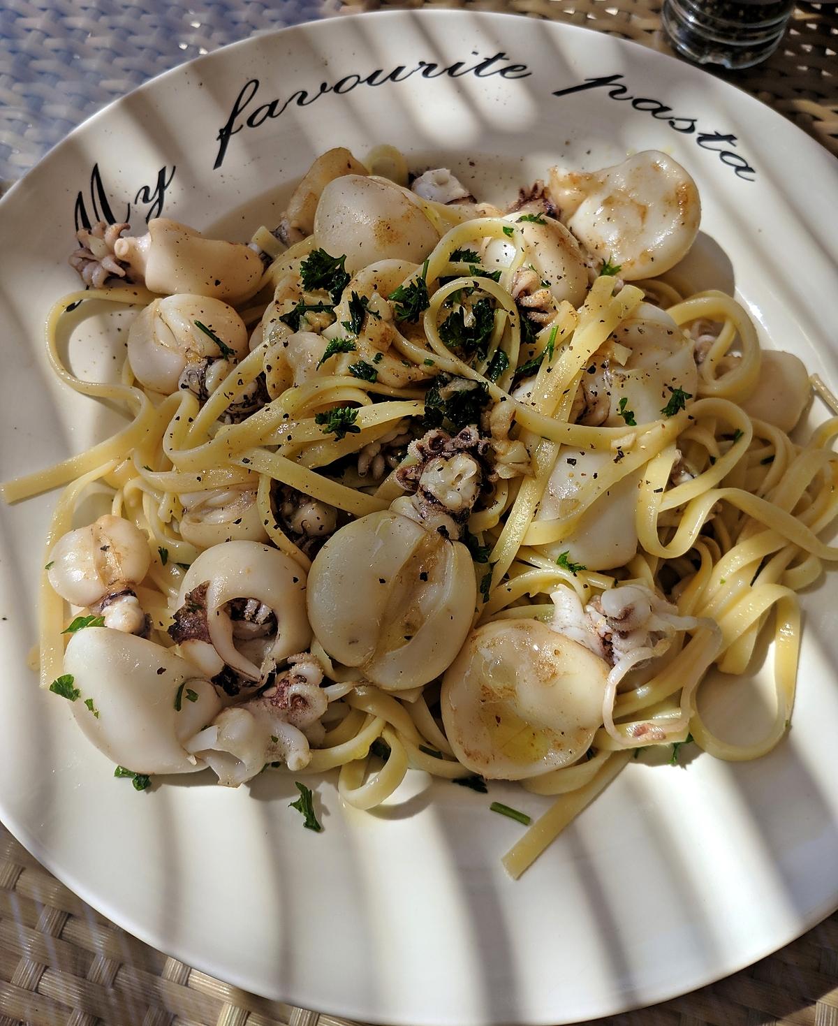 recette Linguine aux Chipirons