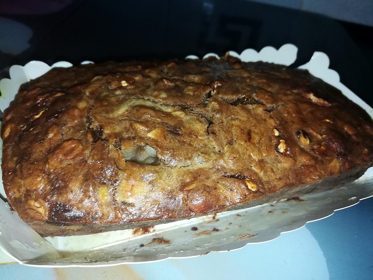 recette Cake vitaminé a la banane au chocolat et au muesli