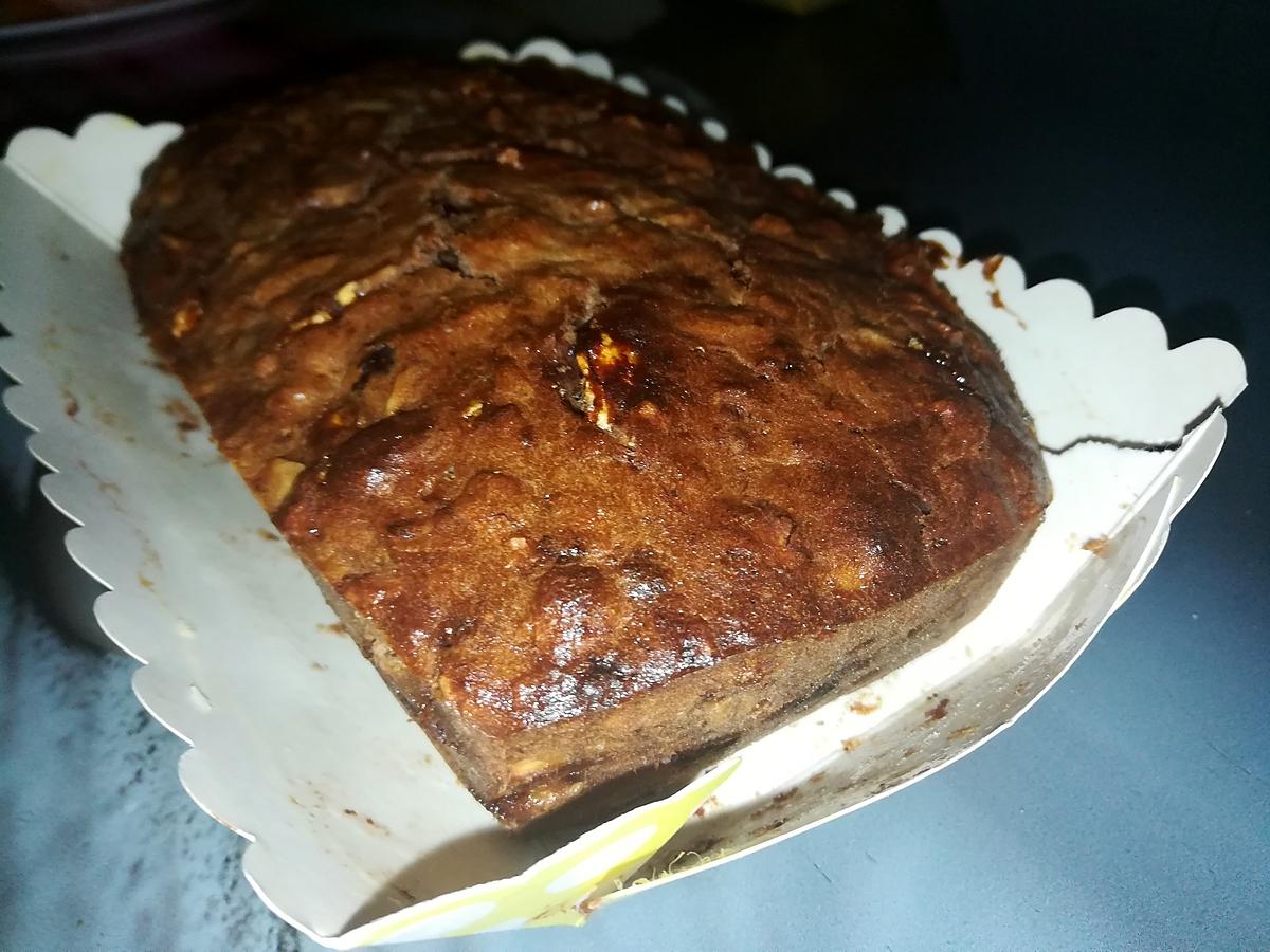 recette Cake vitaminé a la banane au chocolat et au muesli