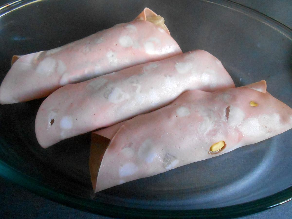 recette ROULEAUX D'ENDIVES A LA MORTADELLA GRATINES