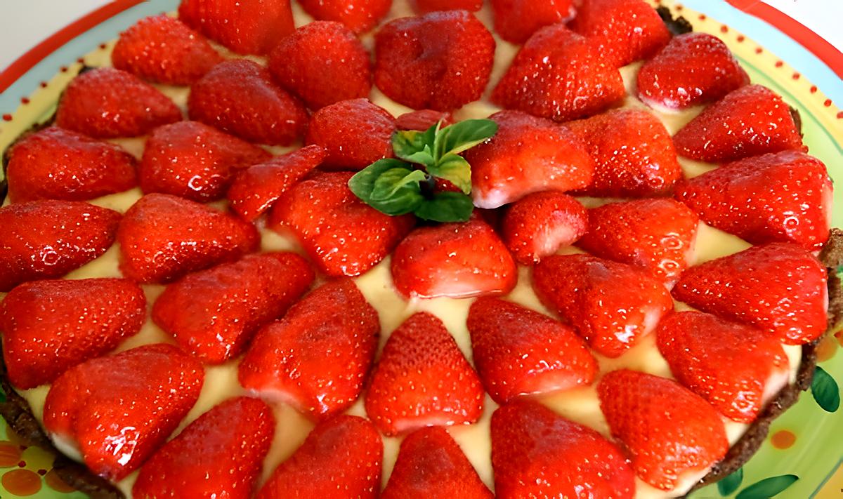 recette Tarte aux fraises