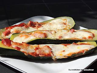 recette Courgettes façon pizza