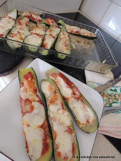 recette Courgettes façon pizza