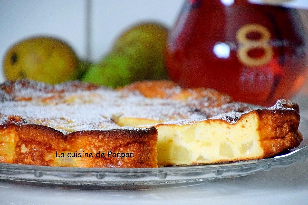 recette Gâteau à la ricotta et poires, sans farine et sans beurre!